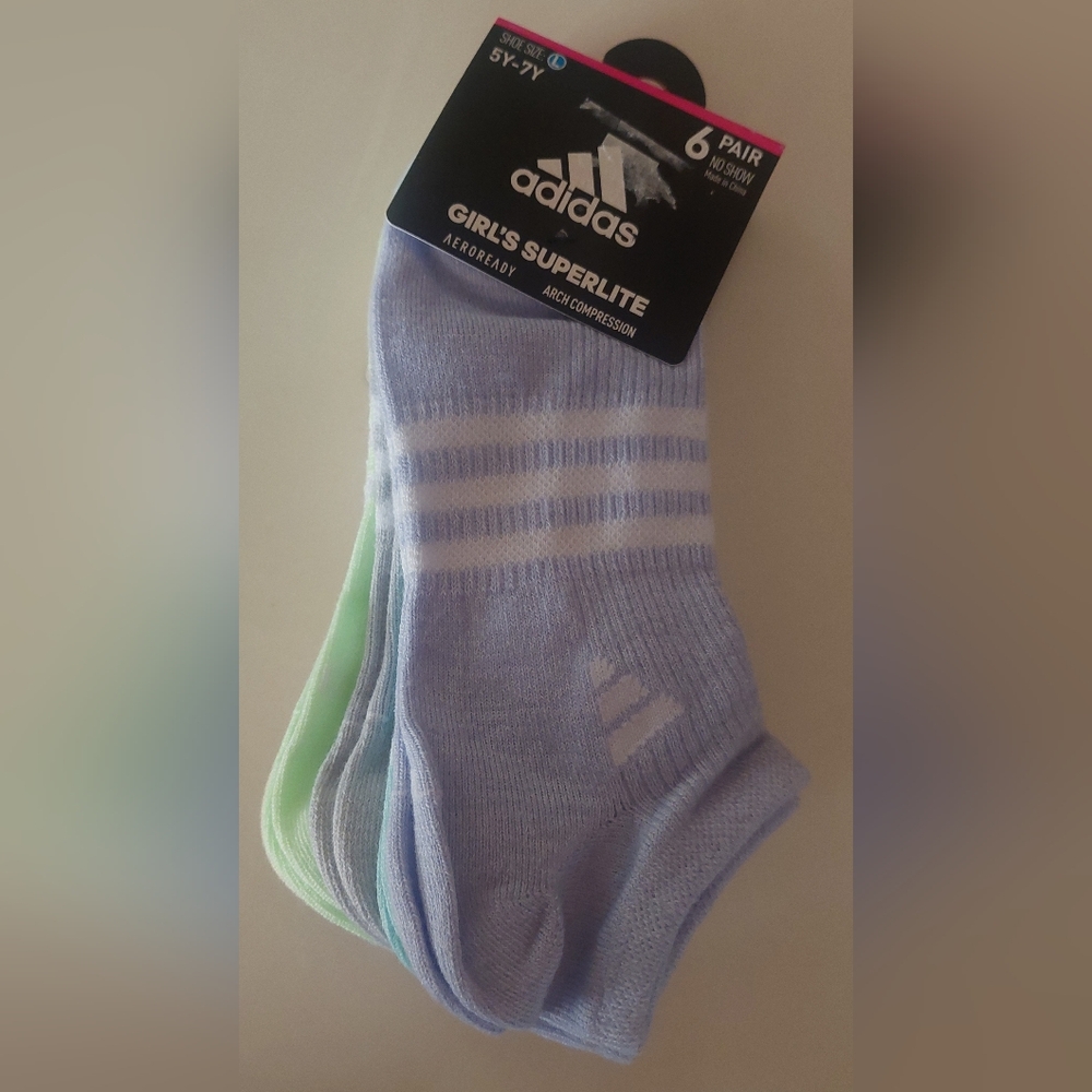 Adidas Girls Superlite Socks - Arch Compression
